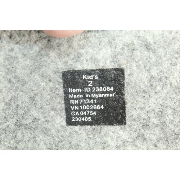 LL Bean Gray Wool Warm Replacement Boot Liner Inserts Size 2 - Picture 8 of 9